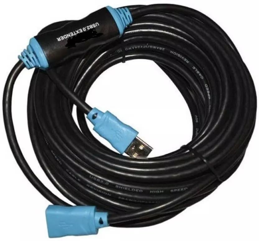 USB 2.0 Active Extension Male to Female Cable with Signal Booster for Printer Scanner Keyboard USB 2.0 Active Extension Male to Female Cable with Signal Booster for Printer Scanner Keyboard