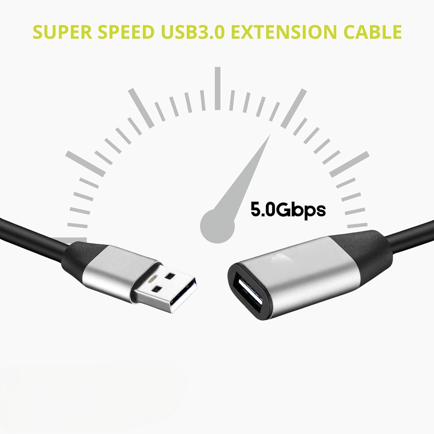 USB 3.0 Extension Cord IC , Male to Female USB Cable High-Speed Data Transfer Compatible with Webcam, Gamepad, Keyboard, Mouse, Hard Drive, Xbox, Laptop/PC/Mac/Printer USB 3.0 Extension Cord IC , Male to Female USB Cable High-Speed Data Transfer Compatible with Webcam, Gamepad, Keyboard, Mouse, Hard Drive, Xbox, Laptop/PC/Mac/Printer