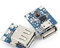 USB 5V Step-Up Booster - Lithium Battery Charging and Protection Module for Power Bank