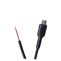 Micro USB Male Jack to 2 x Bare Wire, Open End ,Power Supply and Charging Extension ,Pigtail Cable