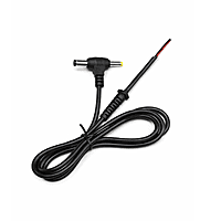 DC Pin 2-in-1 Dual with Open End Wire (5.5 X2.5) - (4.0 X1.7)mm Jack Connector for CCTV, Laptop & LED Adapter