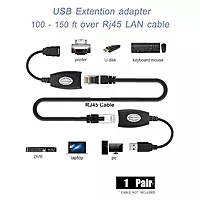 Zigdeal USB to RJ45 Extension Adapter – USB Signal Extension | Plug & Play