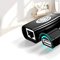 Zigdeal USB to RJ45 Extension Adapter – USB Signal Extension | Plug & Play