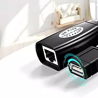 Zigdeal USB to RJ45 Extension Adapter – USB Signal Extension | Plug & Play