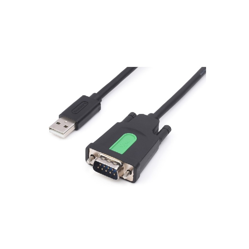 USB-A(M) to RS-232 DB9 Serial Cable, 9-Pin Male with Advanced Chipset - 1.5M USB-A(M) to RS-232 DB9 Serial Cable, 9-Pin Male with Advanced Chipset - 1.5M