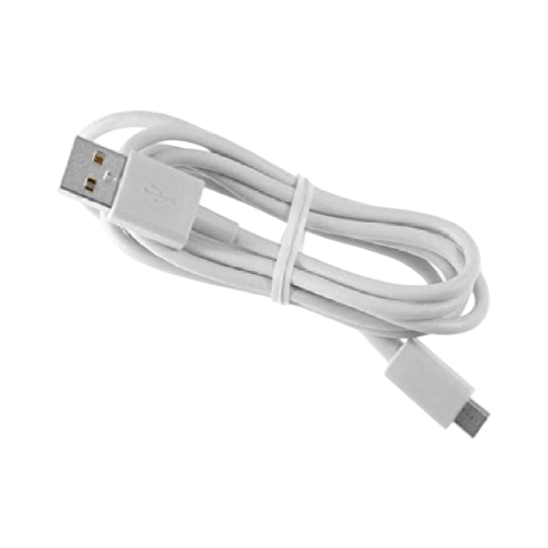 USB Type A to Micro USB Cable White - 80cm