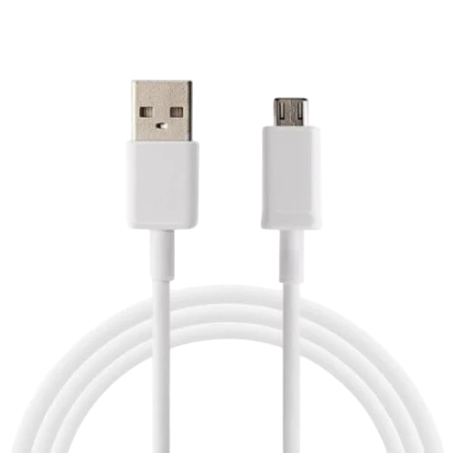 USB Type A to Micro USB Cable White - 80cm