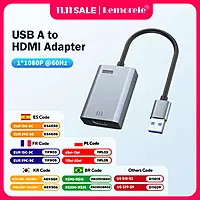 Zigdeal USB to HDMI Adapter – Full HD Video Output | Plug & Play | PC & Laptop