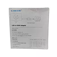 Zigdeal USB to HDMI Adapter – Full HD Video Output | Plug & Play | PC & Laptop
