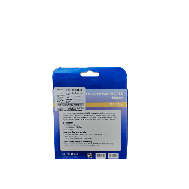 Zigdeal USB to Serial Port RS-232 Adapter – COM Port Converter | Plug & Play