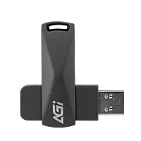 AGI Metal Slim Flash Drive UE138-64 GB-DarkSlateGray