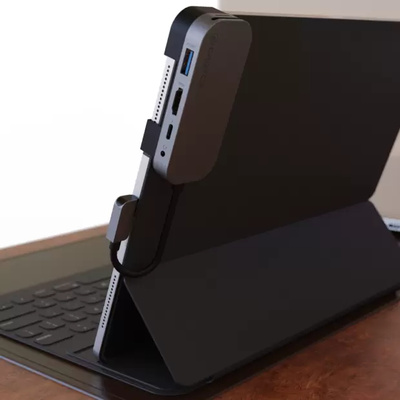 USB-C Dock for iPad Pro with HDMI / USB / SD & Micro SD slot / 3.5 Audio jack / USB-C PD charging upto 100W USB-C Dock for iPad Pro with HDMI / USB / SD & Micro SD slot / 3.5 Audio jack / USB-C PD charging upto 100W