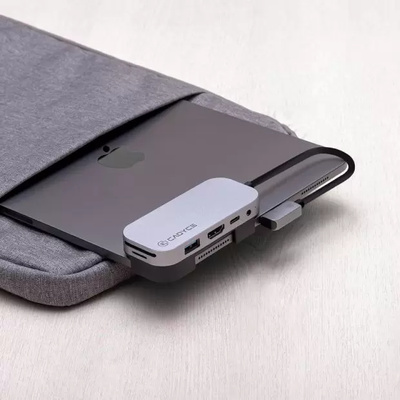 USB-C Dock for iPad Pro with HDMI / USB / SD & Micro SD slot / 3.5 Audio jack / USB-C PD charging upto 100W USB-C Dock for iPad Pro with HDMI / USB / SD & Micro SD slot / 3.5 Audio jack / USB-C PD charging upto 100W