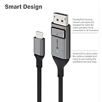 ALOGIC 2m Ultra USB-C (Male) to DP (Male) Cable - 4K @60Hz | ULCDP02-SGR