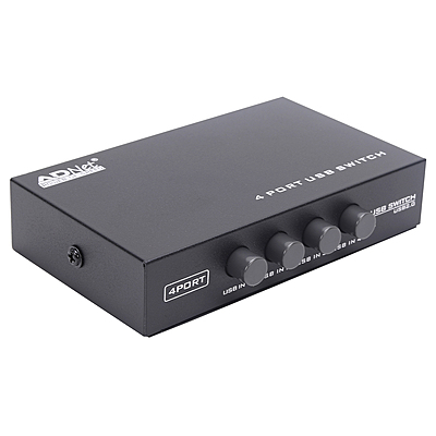 4x1 USB 2.0 Switch Box Hub For Printer Scanner Keyboard and Other USB Supported Devices