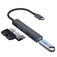 USB 3.0 + Type C Combo USB F 4 Point Hub