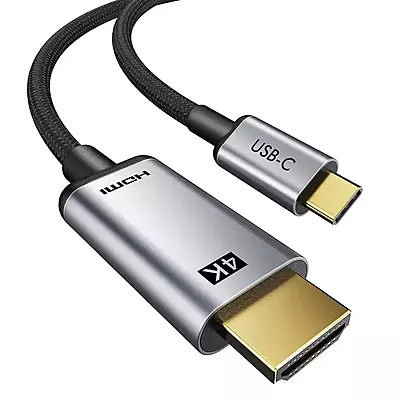 USB 3.1 Type C Male to HDMI Male Cable, Thunderbolt-3 Compatible, Supports Resolutions upto 3840x2160 @60Hz USB 3.1 Type C Male to HDMI Male Cable, Thunderbolt-3 Compatible, Supports Resolutions upto 3840x2160 @60Hz