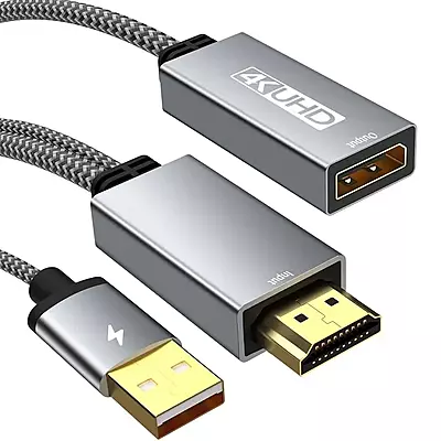 USB Male to 4K HDMI Female Adapter With Synchronised Audio Supports resolutions upto 3840x2160 @60Hz USB Male to 4K HDMI Female Adapter With Synchronised Audio Supports resolutions upto 3840x2160 @60Hz