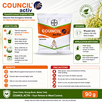 Bayer COUNCIL® ACTIV WG30 Herbicide | Vetrivel Agro Services