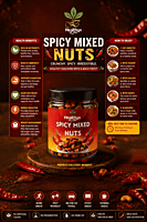Spicy Mixed Nuts | Healthyx Zone