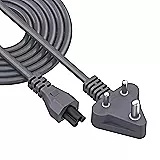 Portronics Konnect G2 – 3-Pin Laptop Power Cable, 1.5M, durable and flexible design, ensures reliable power supply, compatible with various laptops, ideal for home and office use.