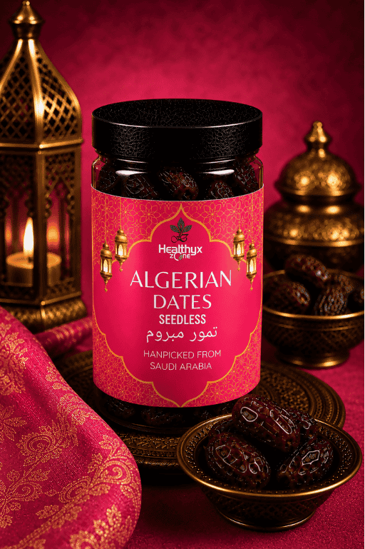 Algerian Dates Seedless | Healthyx Zone
