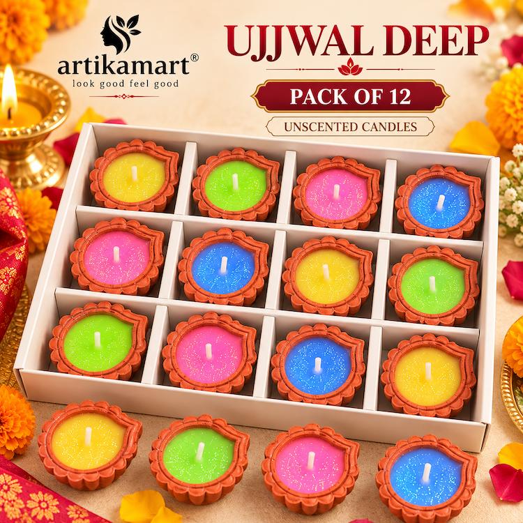 Diwali Candle - Terracota - Ujjwal Deep - 12pc