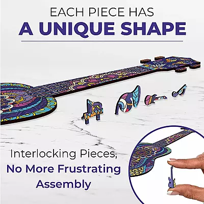 Ukuleel Guitar Puzzle 100 Pcs