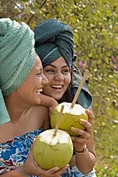 Eco friendly bamboo towel soft on skin and hair