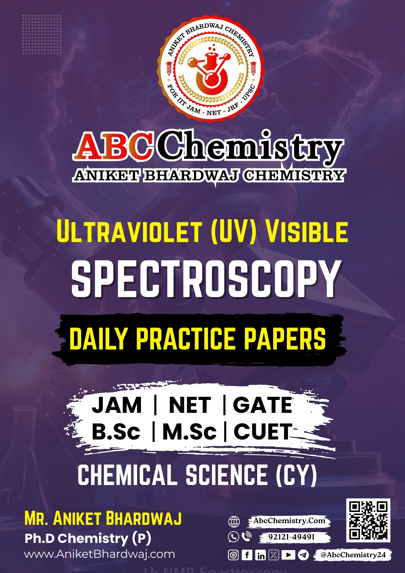 Ultraviolet (UV) Visible SpectroScopy Study Material Ultraviolet (UV) Visible SpectroScopy Study Material