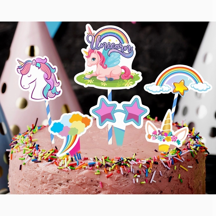 Unicorn Decora Theme Topper
