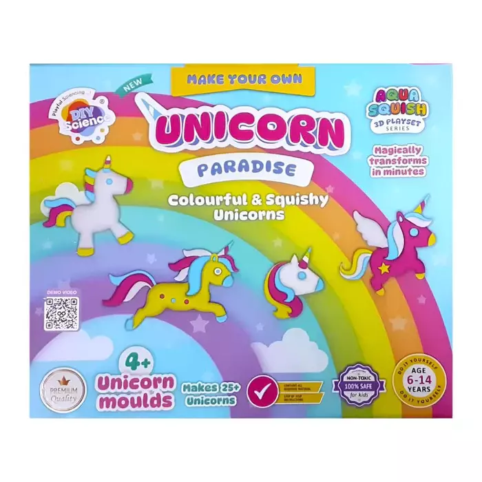 Unicorn Paradise Aqua Squish Kit