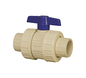 Union Ball Valve Threaded, 32mm, 1-1/4"(Inch), Life Line C-PVC Hot and Cold Water System 