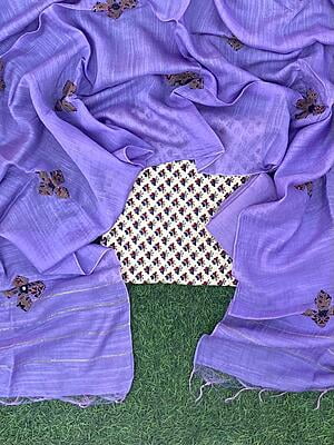 Ajrakh Suit With Applique Work Dupatta Catalogue 4-9 Ajrakh Suit With Applique Work Dupatta Catalogue 4-9