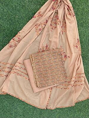 Ajrakh Suit With Dual Tone Patchwork Dupatta Catalogue 2-17 Ajrakh Suit With Dual Tone Patchwork Dupatta Catalogue 2-17