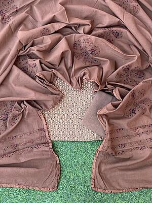 Ajrakh Suit With Mirror Work Dupatta Catalogue 2-1 Ajrakh Suit With Mirror Work Dupatta Catalogue 2-1