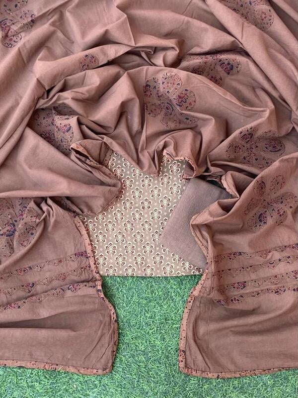 Ajrakh Suit With Mirror Work Dupatta Catalogue 2-1 Ajrakh Suit With Mirror Work Dupatta Catalogue 2-1
