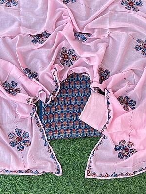 Ajrakh Suit With Mirror Work Dupatta Catalogue 2-10 Ajrakh Suit With Mirror Work Dupatta Catalogue 2-10