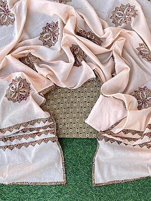 Ajrakh Suit With Mirror Work Dupatta Catalogue 2-19 Ajrakh Suit With Mirror Work Dupatta Catalogue 2-19