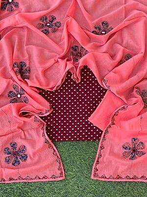 Ajrakh Suit With Mirror Work Dupatta Catalogue 2-24 Ajrakh Suit With Mirror Work Dupatta Catalogue 2-24