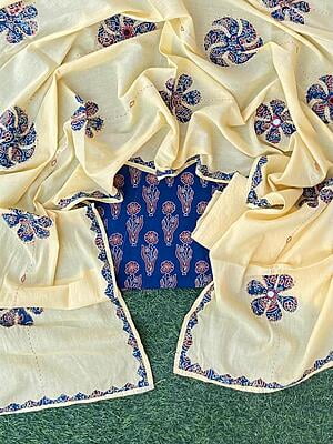 Ajrakh Suit With Mirror Work Dupatta Catalogue 2-31 Ajrakh Suit With Mirror Work Dupatta Catalogue 2-31