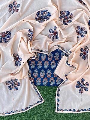 Ajrakh Suit With Mirror Work Dupatta Catalogue 2-33 Ajrakh Suit With Mirror Work Dupatta Catalogue 2-33