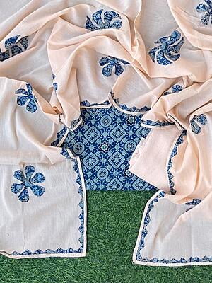 Ajrakh Suit With Mirror Work Dupatta Catalogue 2-6 Ajrakh Suit With Mirror Work Dupatta Catalogue 2-6