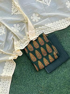 Ajrakh Suit With Patch Work Dupatta Catalogue 2-2 Ajrakh Suit With Patch Work Dupatta Catalogue 2-2