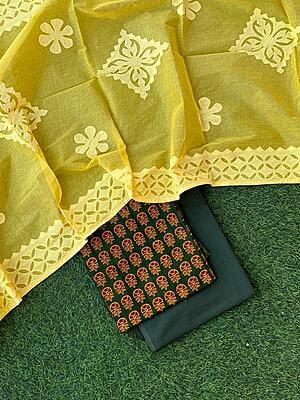 Ajrakh Suit With Patch Work Dupatta Catalogue 3-25 Ajrakh Suit With Patch Work Dupatta Catalogue 3-25