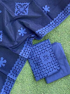 Applique Unstitched Suit With Applique Top Series 1-29