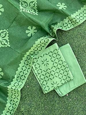 Applique Unstitched Suit With Applique Top Series 1-5