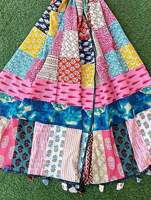 Handblock Printed Suit With Patch Work Dupatta Catalogue 1-15 Handblock Printed Suit With Patch Work Dupatta Catalogue 1-15