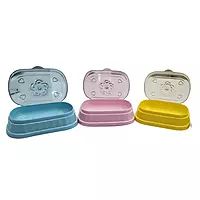 Plastic Soap Case with Lid 2pc