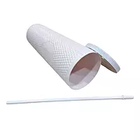 Textured Tumbler with Straw & Lid